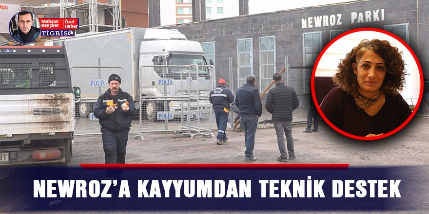 VİDEO - Newroz’a kayyumdan teknik destek