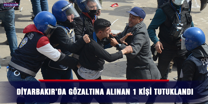Diyarbakır’da gözaltına alınan 1 kişi tutuklandı