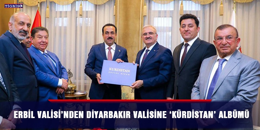 Erbil Valisi’nden Diyarbakır Valisine ‘Kürdistan’ albümü