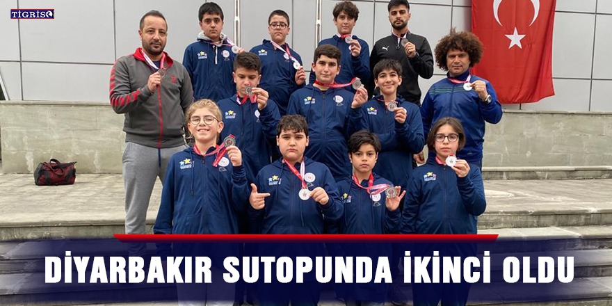 Diyarbakır sutopunda ikinci oldu