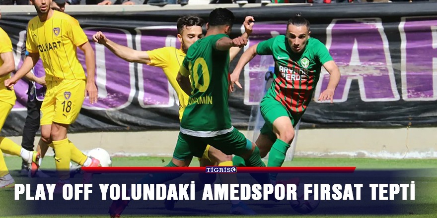 Play Off yolundaki Amedspor fırsat tepti