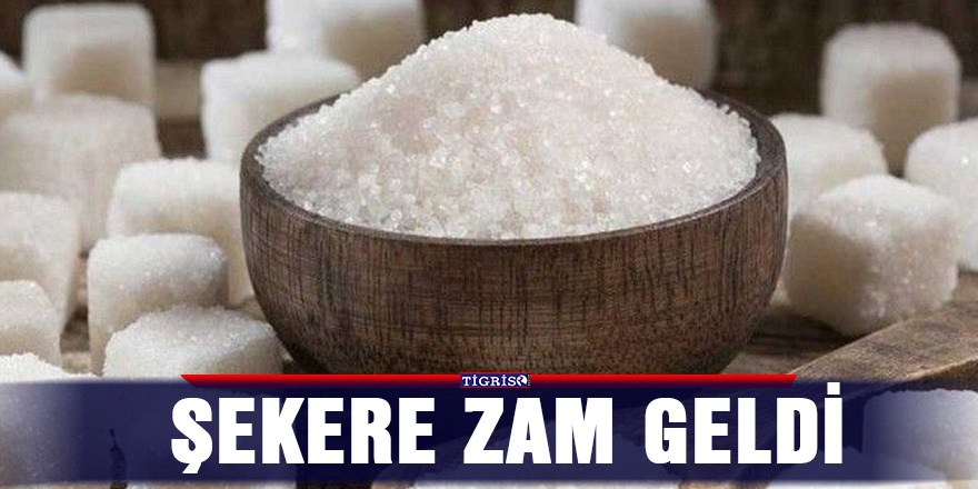 Şekere yüzde 8 zam yapıldı!