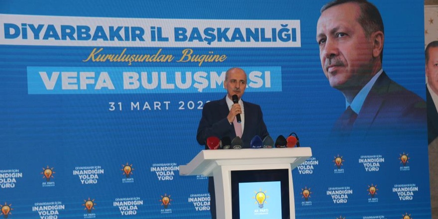 Kurtulmuş Diyarbakır’da konuştu: Ana dil, ana sütü kadar helaldir