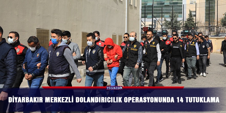Diyarbakır merkezli dolandırıcılık operasyonunda 14 tutuklama