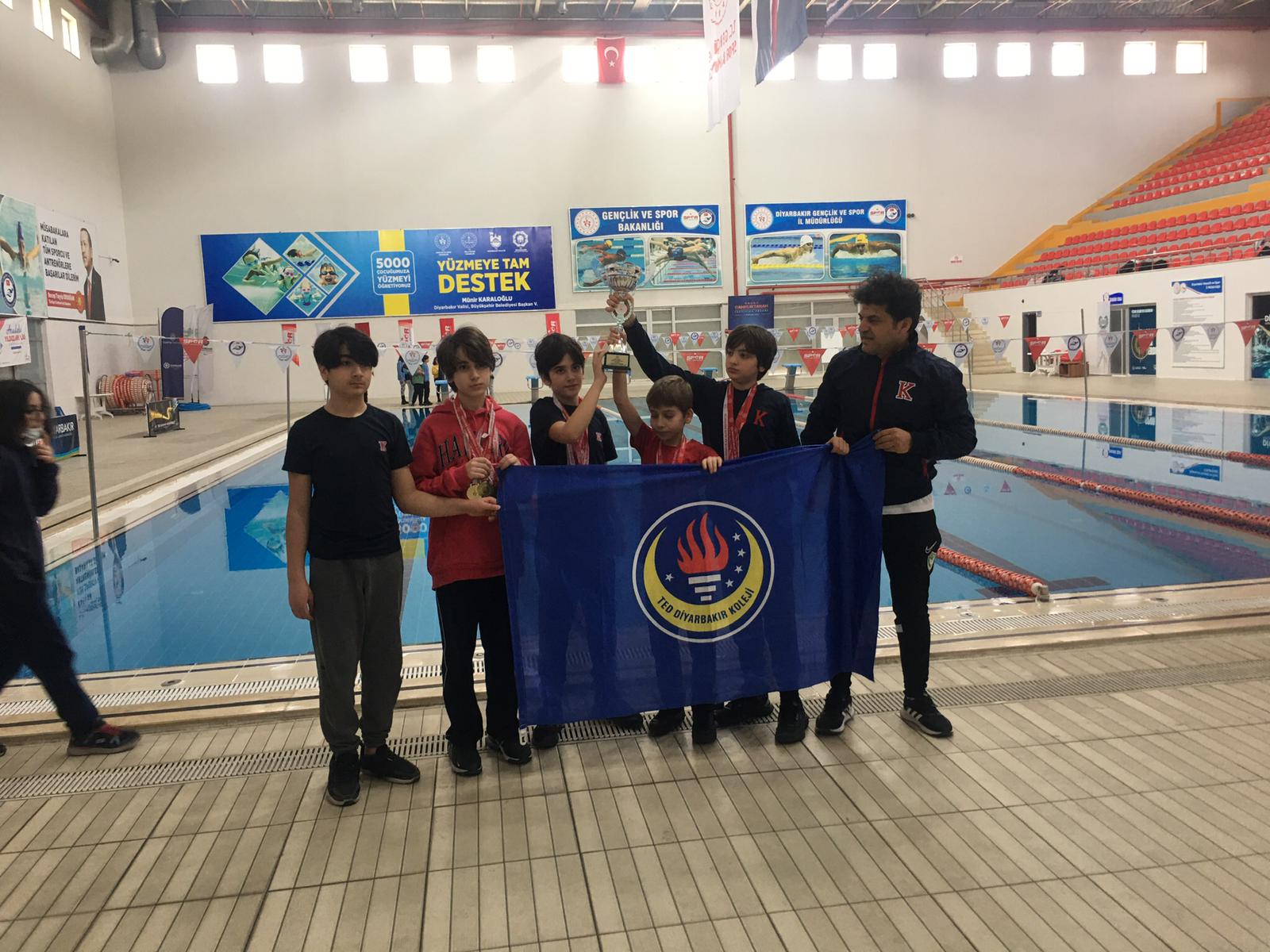 Diyarbakır’da yüzme yarışması