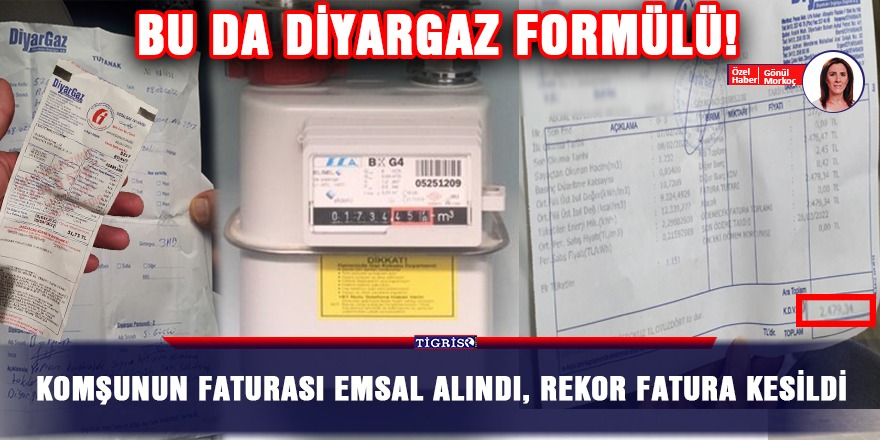 Komşunun faturası emsal alındı, rekor fatura kesildi