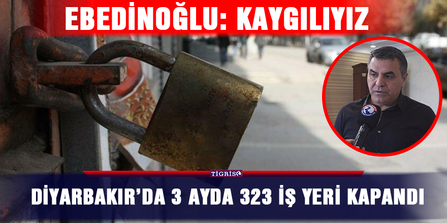 VİDEO - Diyarbakır’da 3 ayda 323 iş yeri kapandı