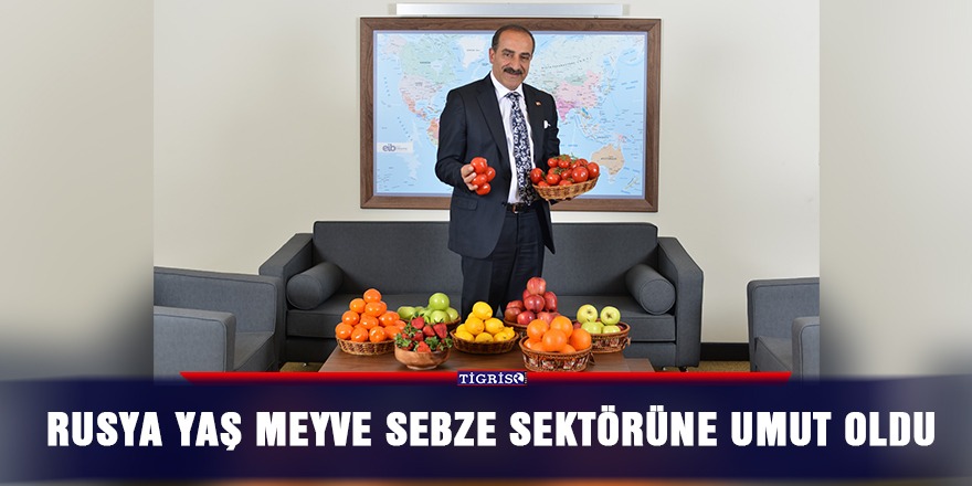 Rusya yaş meyve sebze sektörüne umut oldu