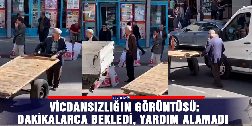 VİDEO - Vicdansızlığın görüntüsü: Dakikalarca bekledi, yardım alamadı