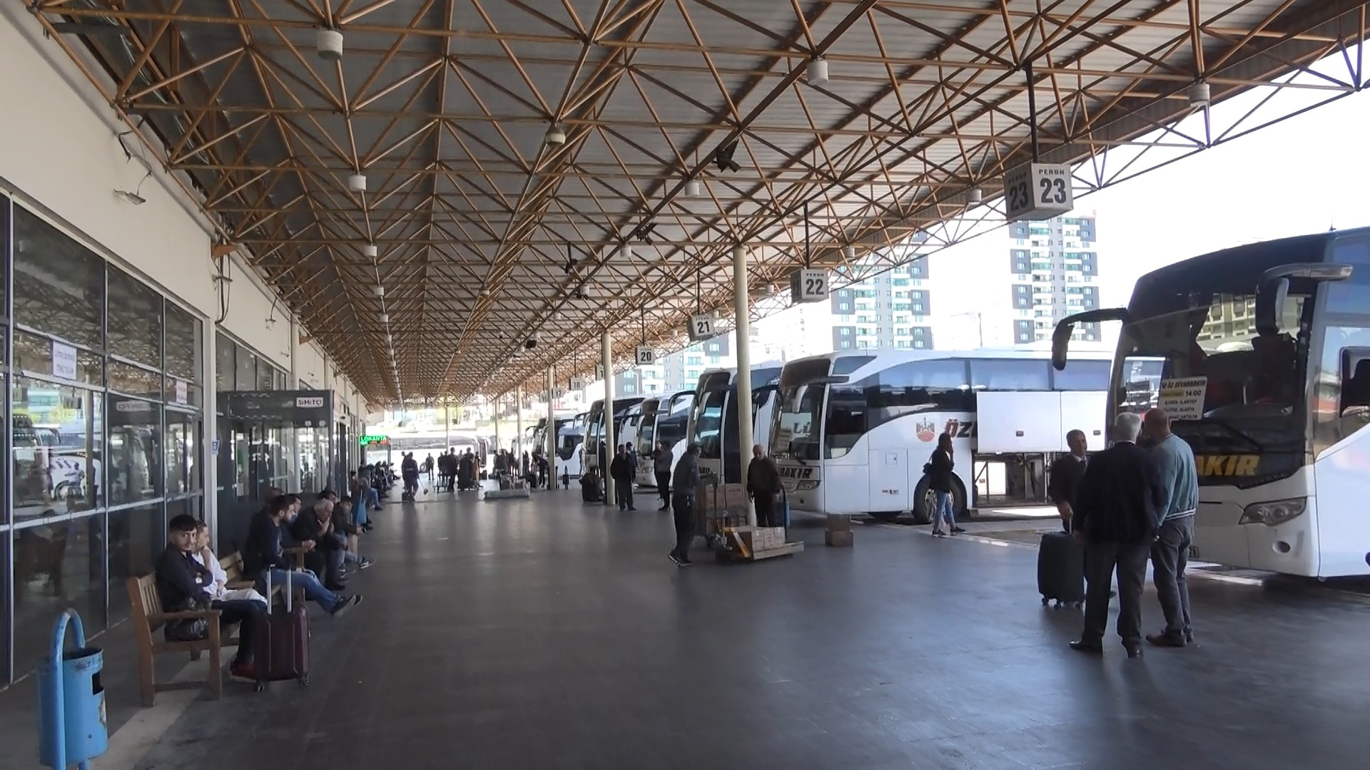 Diyarbakır Otogarında sessizlik