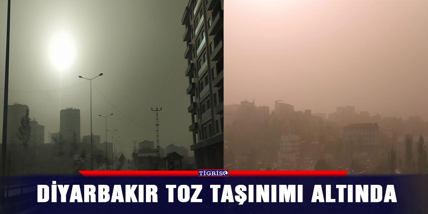 Diyarbakır yine toz duman!