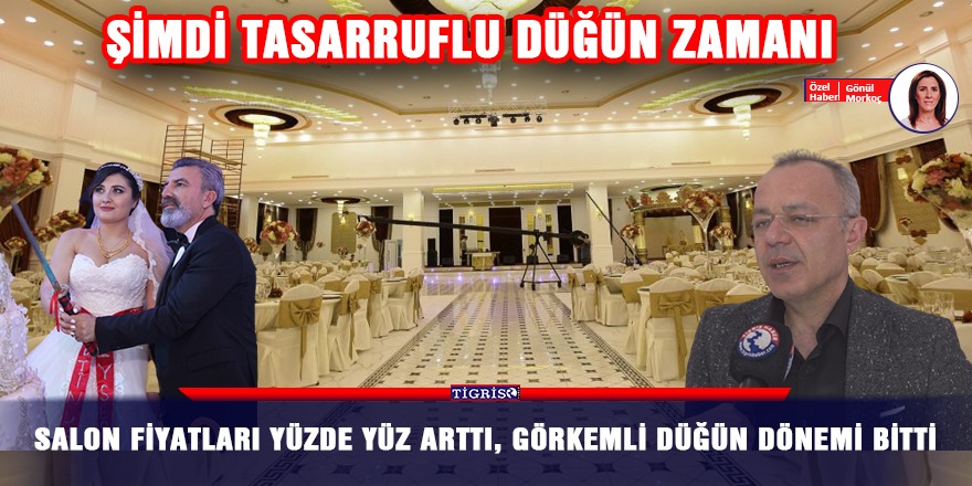 VİDEO - Salon fiyatları yüzde yüz arttı, görkemli düğün dönemi bitti