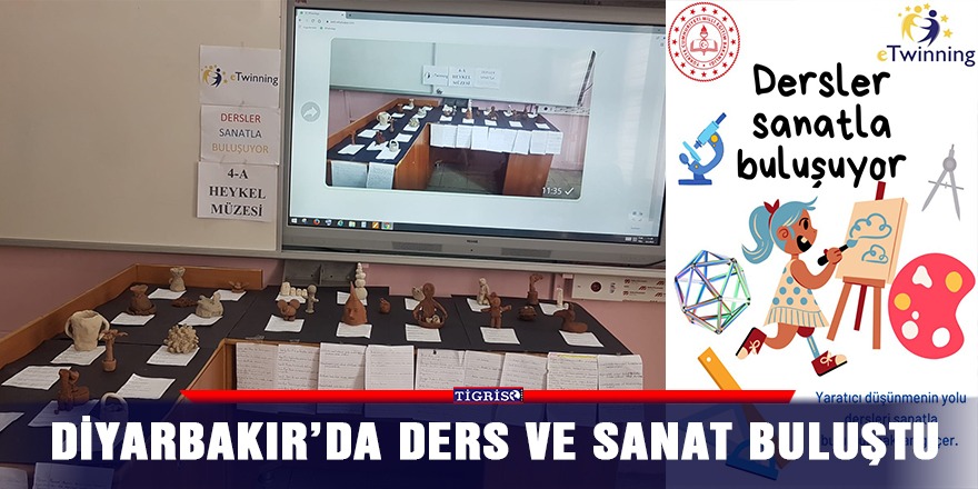 Diyarbakır’da ders ve sanat buluştu