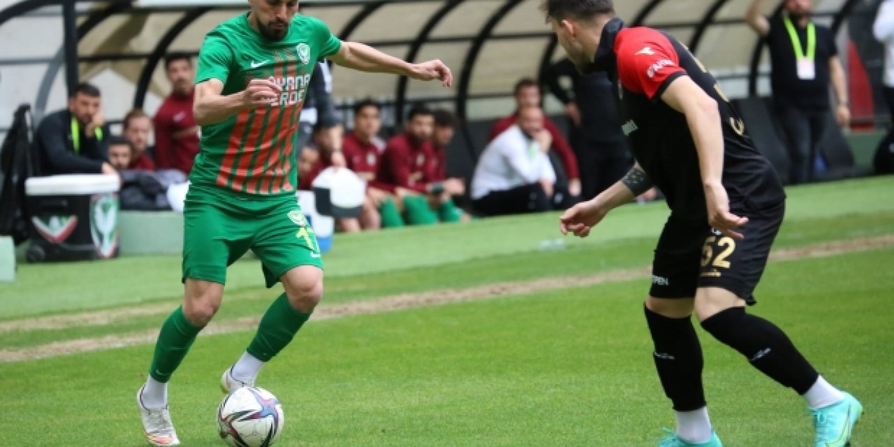 Amedspor Play Off'u garantiledi