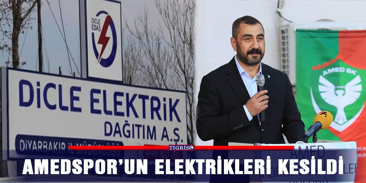 Amedspor’un elektrikleri kesildi