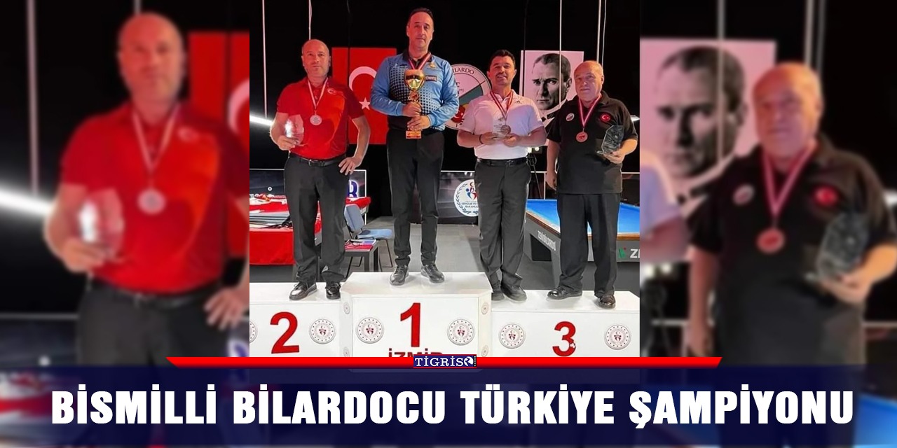 Bismilli bilardocu Türkiye şampiyonu