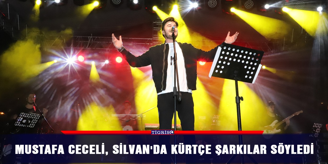 Mustafa Ceceli, Silvan'da Kürtçe şarkılar söyledi