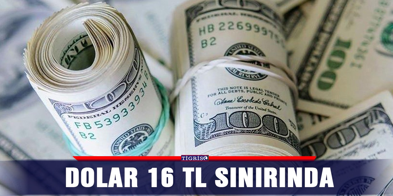 Dolar 16 TL sınırında