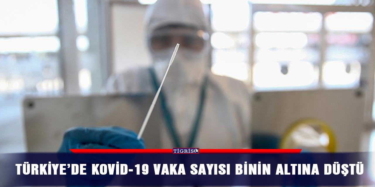 Türkiye’de Kovid-19 vaka sayısı binin altına düştü