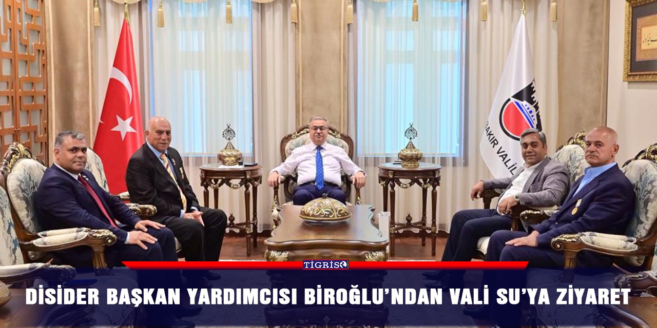 DİSİDER Başkan yardımcısı Biroğlu’ndan Vali Su’ya ziyaret