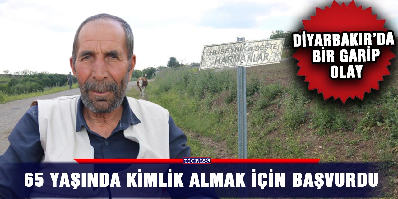 VİDEO - 65 yaşında kimlik almak için başvurdu