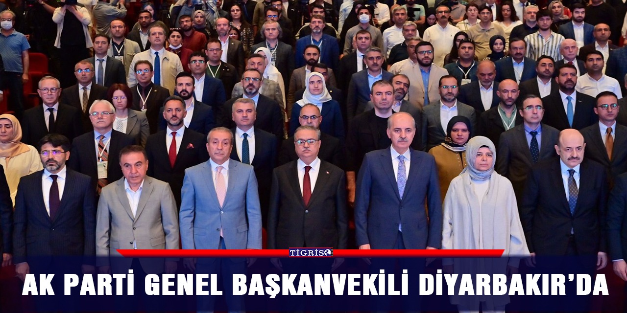 AK Parti Genel Başkanvekili Diyarbakır’da