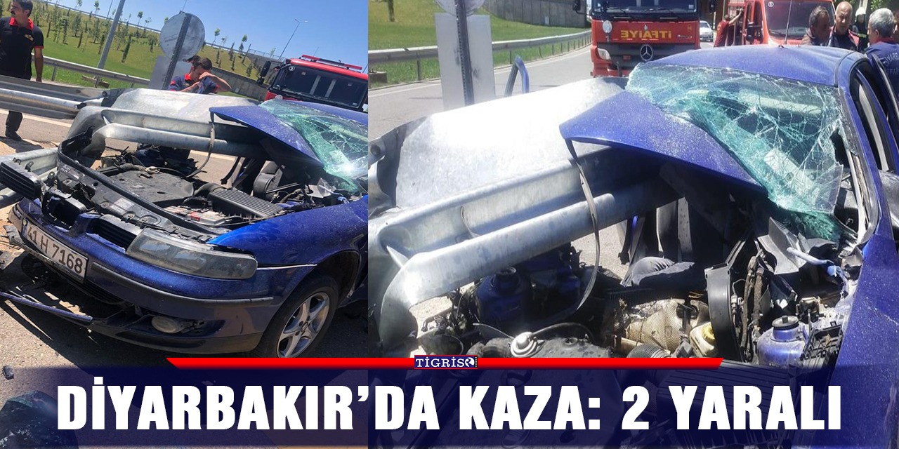 Diyarbakır’da kaza: 2 yaralı