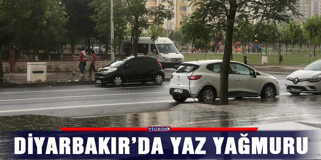 VİDEO - Diyarbakır’da yaz yağmuru