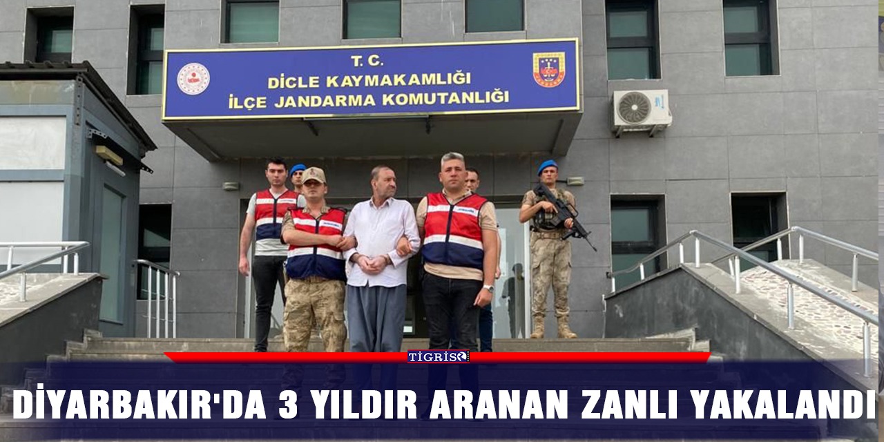 Diyarbakır'da 3 yıldır aranan zanlı yakalandı
