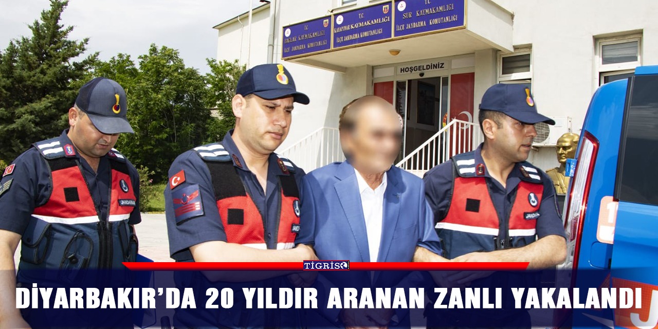 Diyarbakır’da 20 yıldır aranan zanlı yakalandı