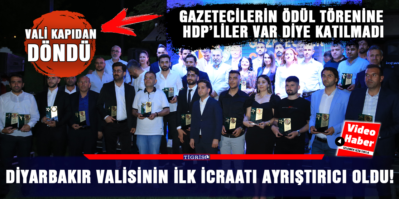 Diyarbakır Valisinin ilk icraatı ayrıştırıcı oldu!