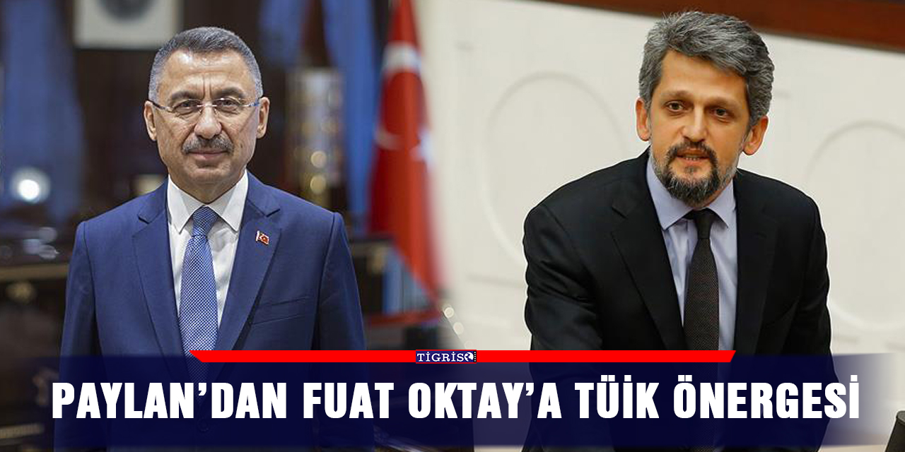 Paylan’dan Fuat Oktay’a TÜİK önergesi
