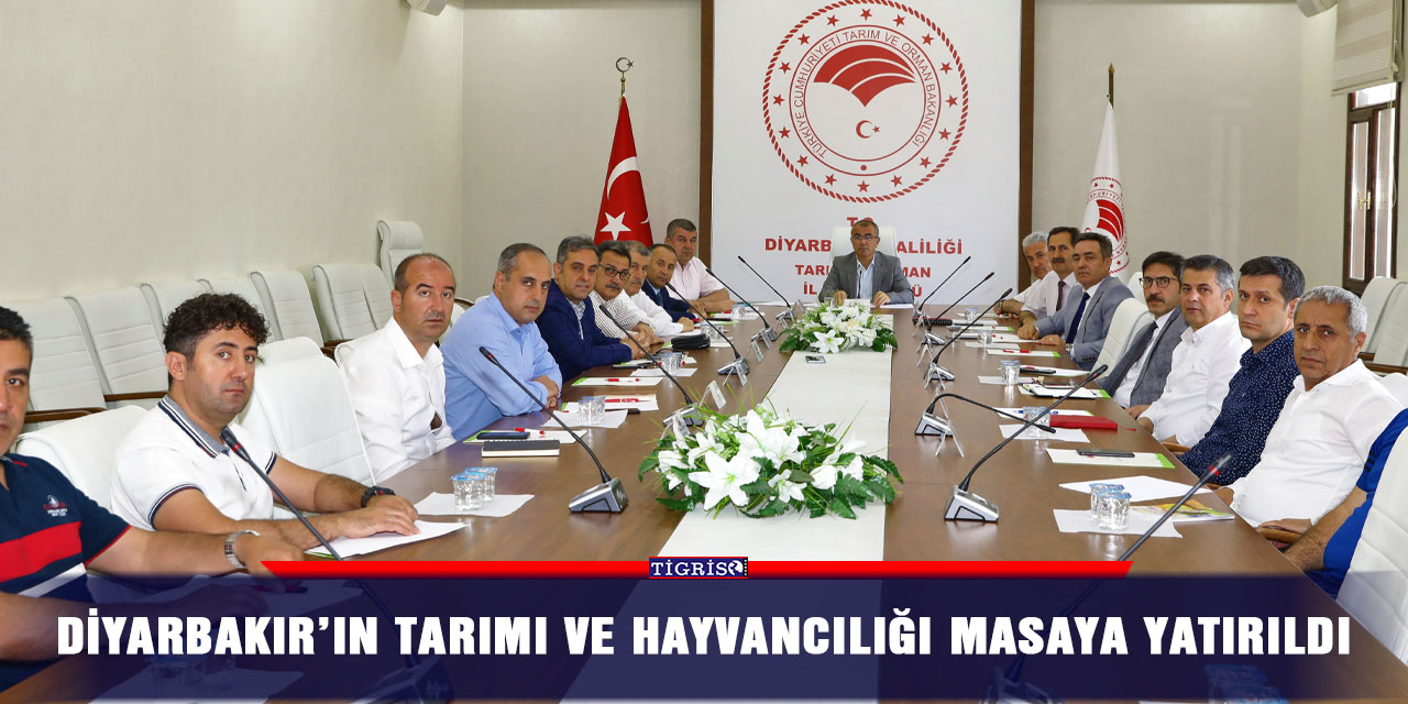 Diyarbakır’ın tarımı ve hayvancılığı masaya yatırıldı