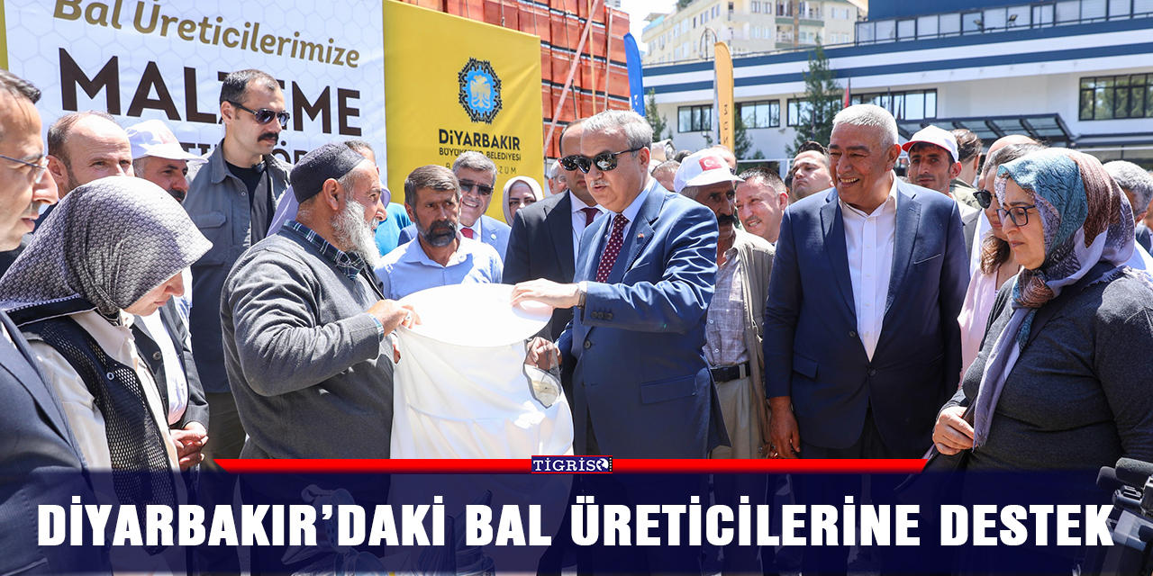 Diyarbakır’daki bal üreticilerine destek