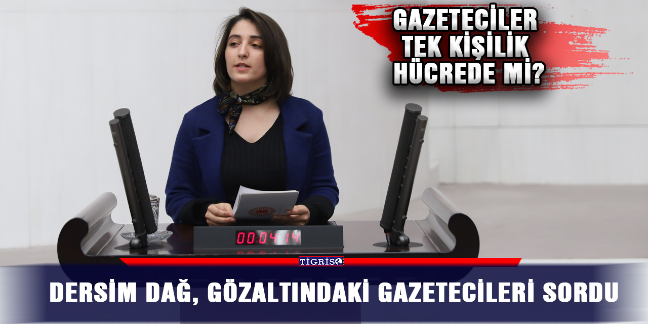 Dersim Dağ, gözaltındaki gazetecileri sordu