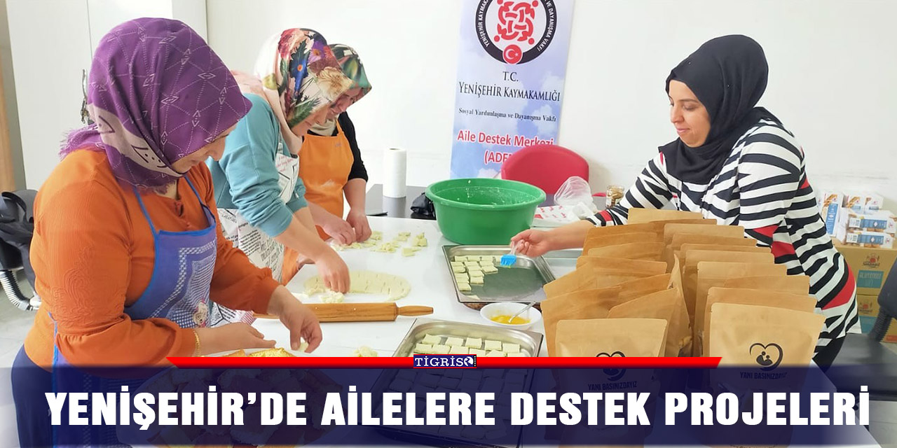 Yenişehir’de ailelere destek projeleri