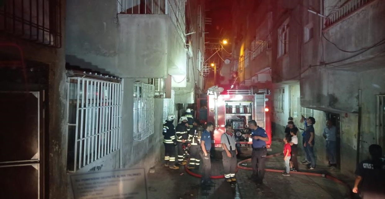 Diyarbakır’da ev yangını: Facia önlendi