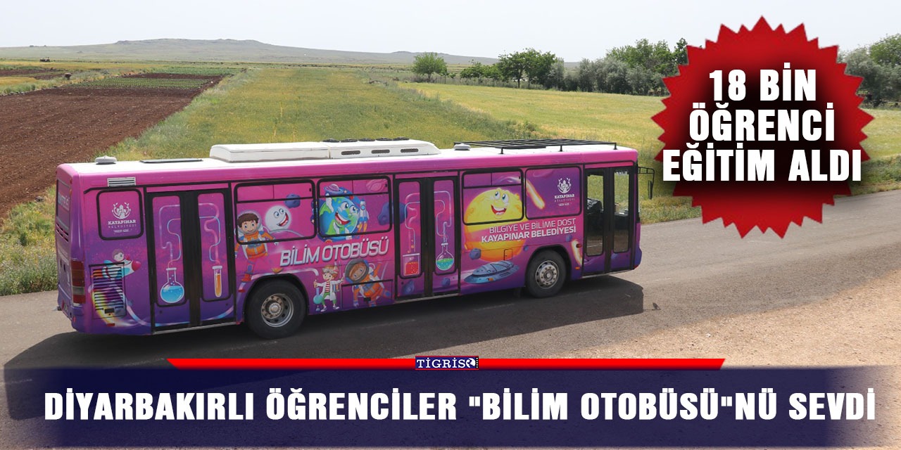 Diyarbakırlı öğrenciler "Bilim Otobüsü"nü sevdi