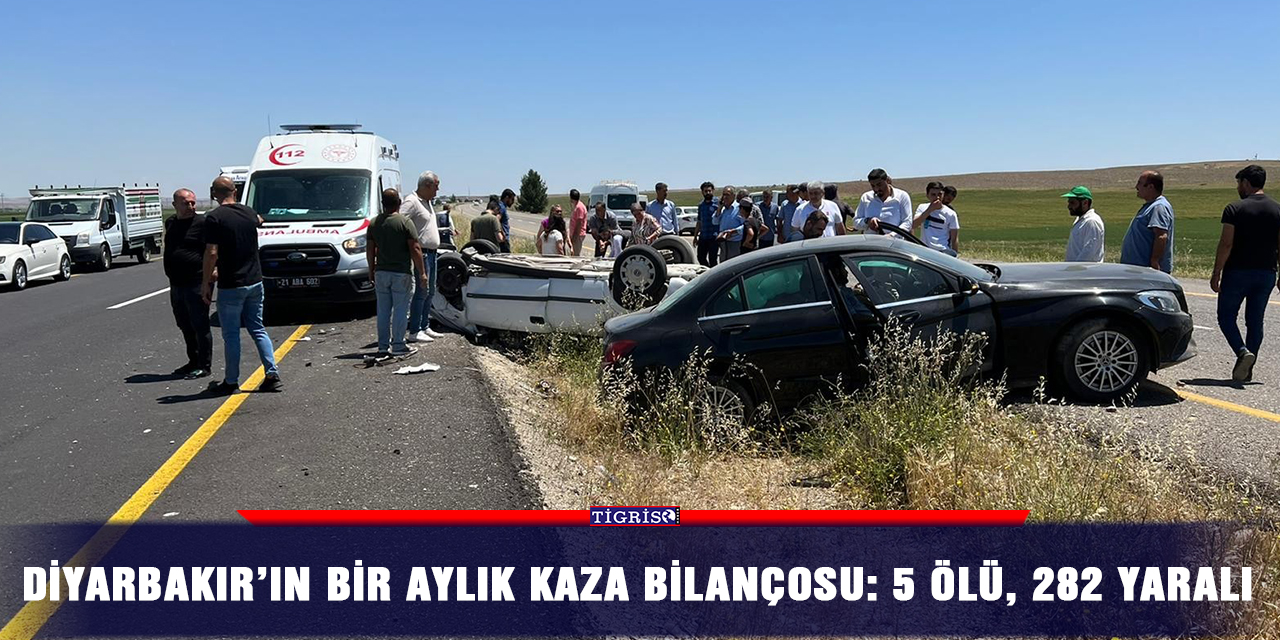 VİDEO - Diyarbakır’ın bir aylık kaza bilançosu: 5 ölü, 282 yaralı
