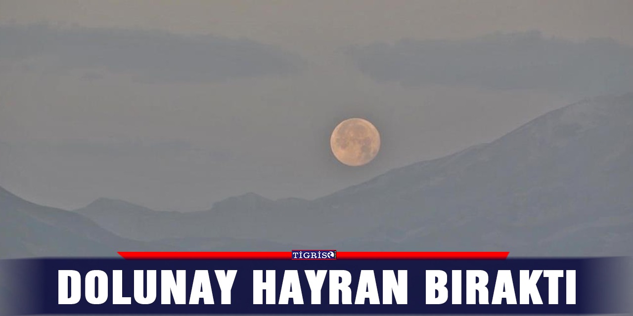 Dolunay hayran bıraktı