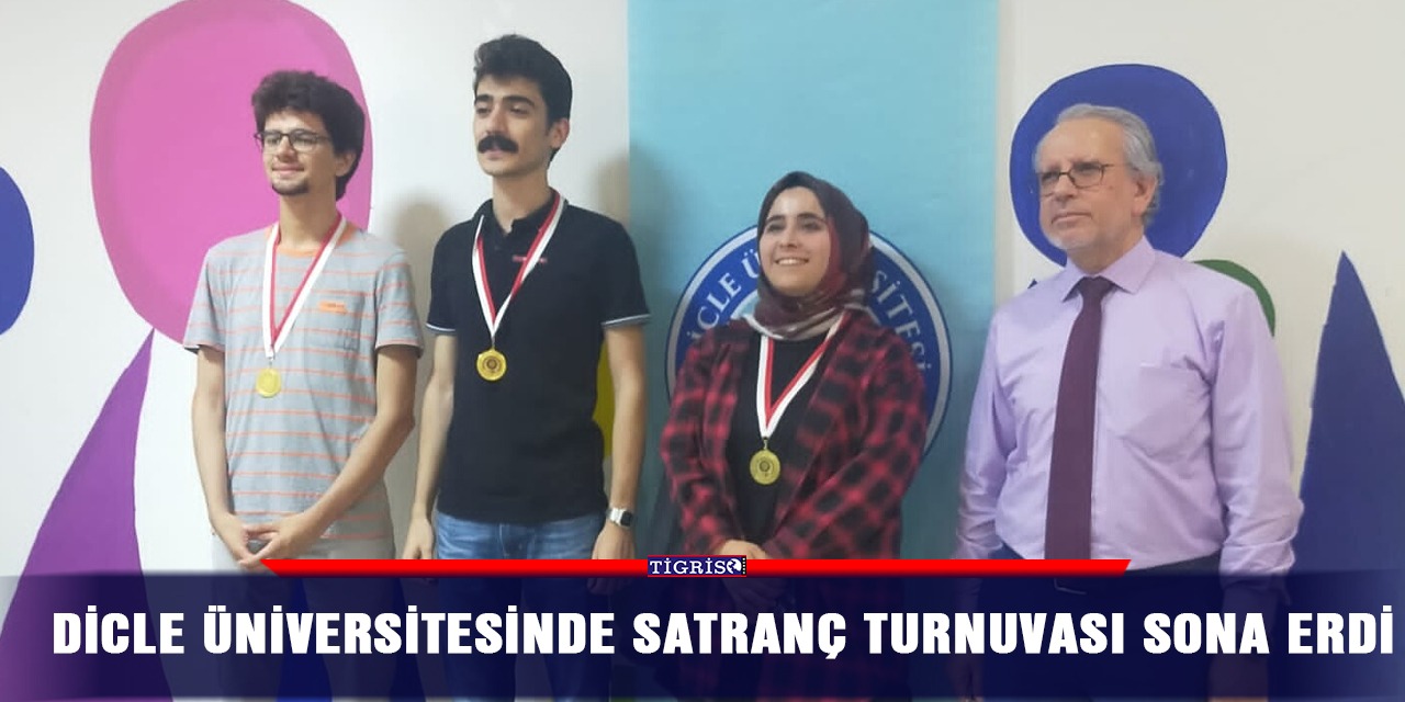 Dicle Üniversitesinde satranç turnuvası sona erdi