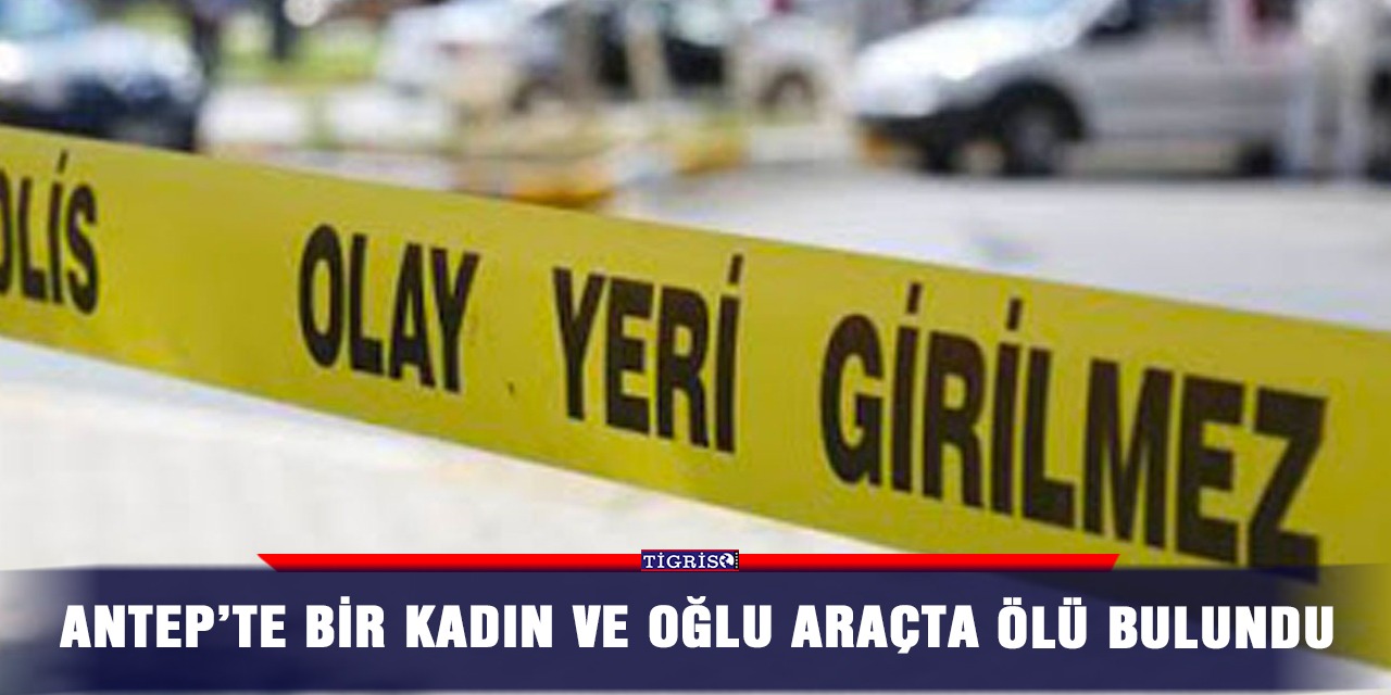 Antep’te bir kadın ve oğlu araçta ölü bulundu
