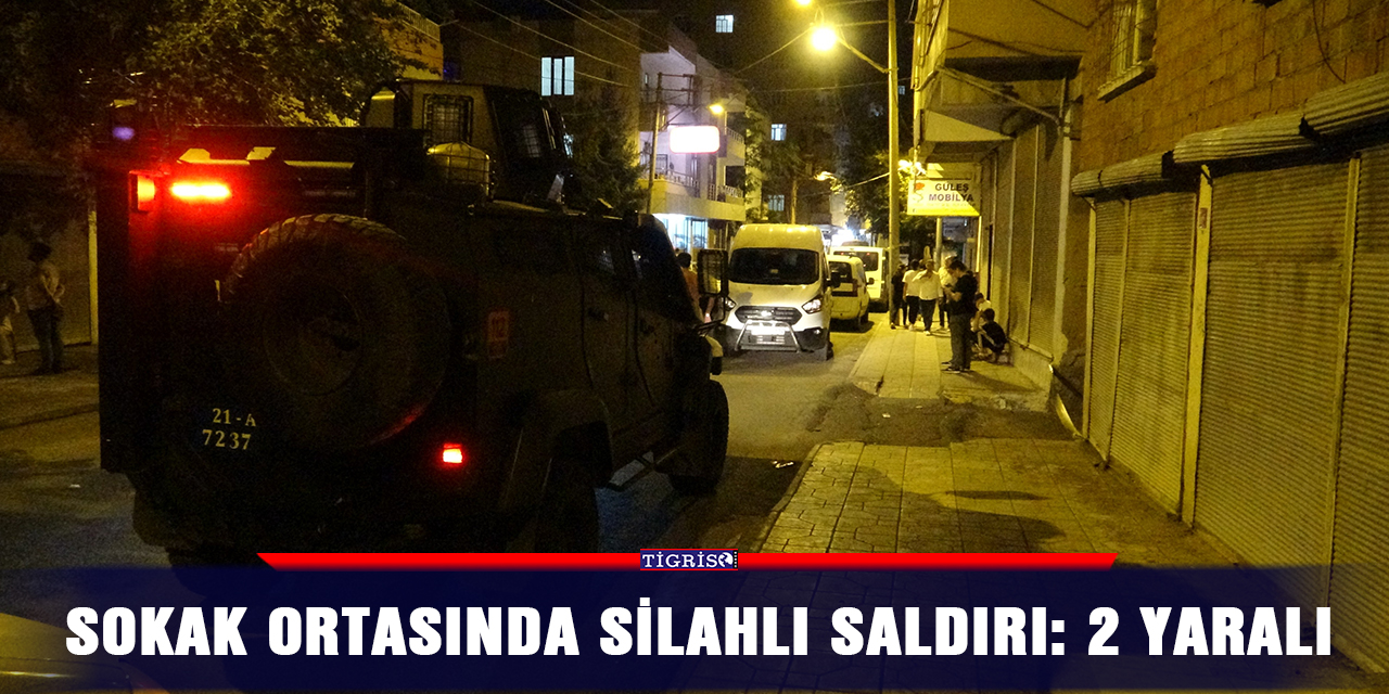 Sokak ortasında silahlı saldırı: 2 yaralı