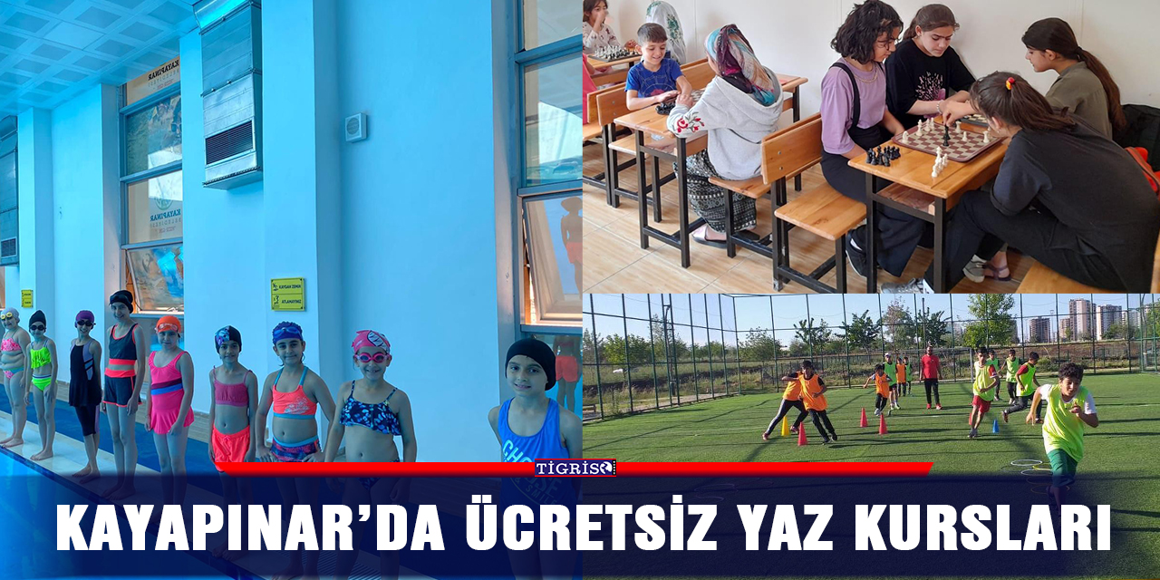 Kayapınar’da ücretsiz yaz kursları