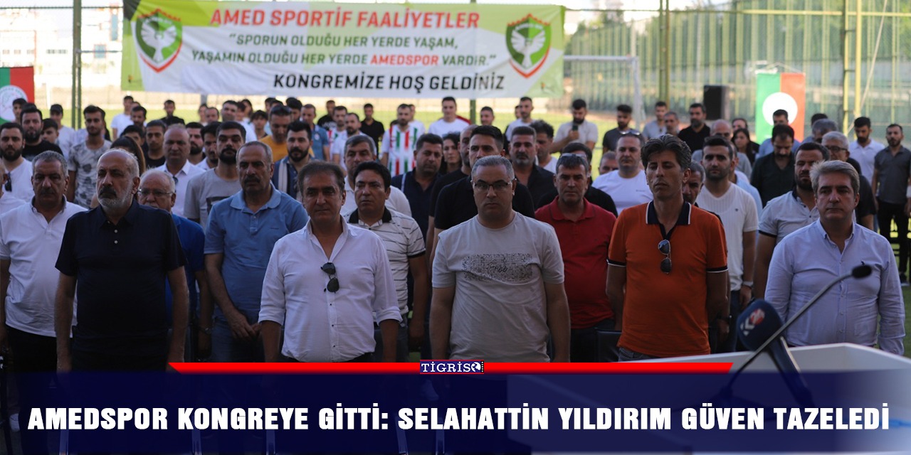 Amedspor kongreye gitti:  Selahattin Yıldırım güven tazeledi