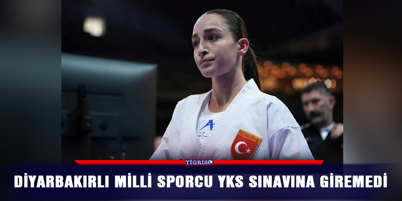 Diyarbakırlı milli sporcu YKS sınavına giremedi