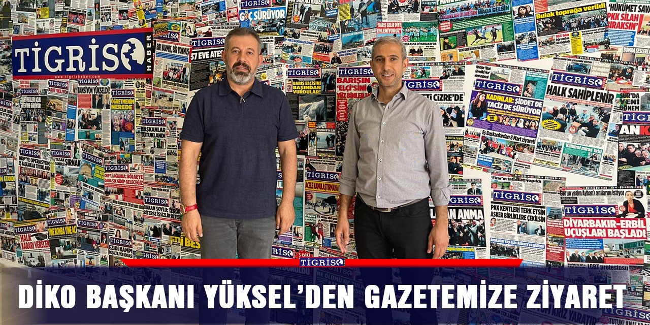 DİKO Başkanı Yüksel’den gazetemize ziyaret