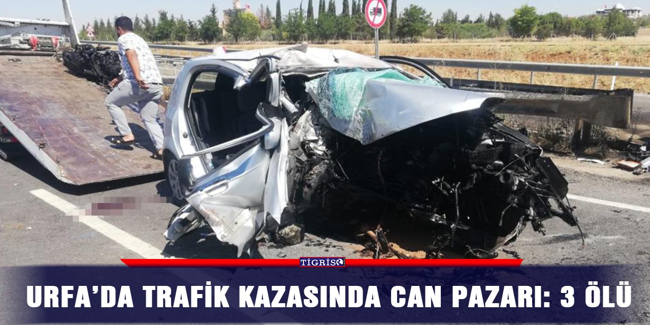 Urfa’da trafik kazasında can pazarı: 3 ölü