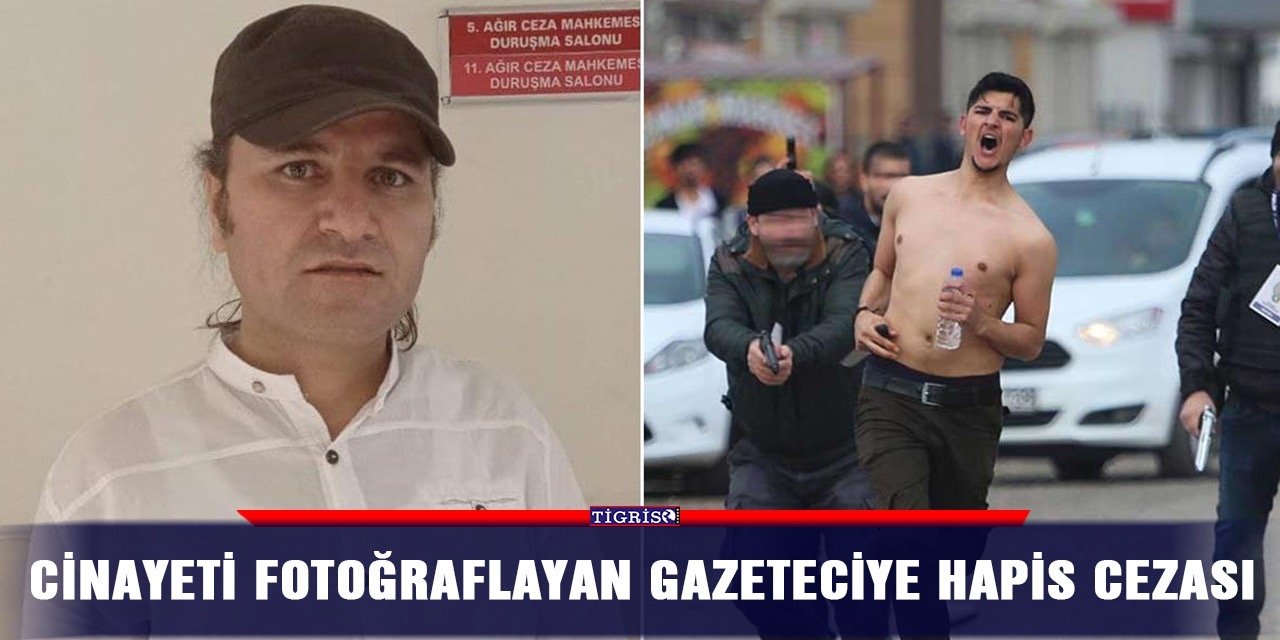 Cinayeti fotoğraflayan gazeteciye hapis cezası