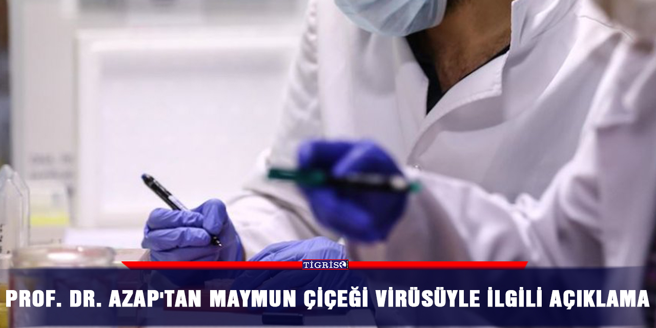Prof. Dr. Azap'tan maymun çiçeği virüsüyle ilgili açıklama